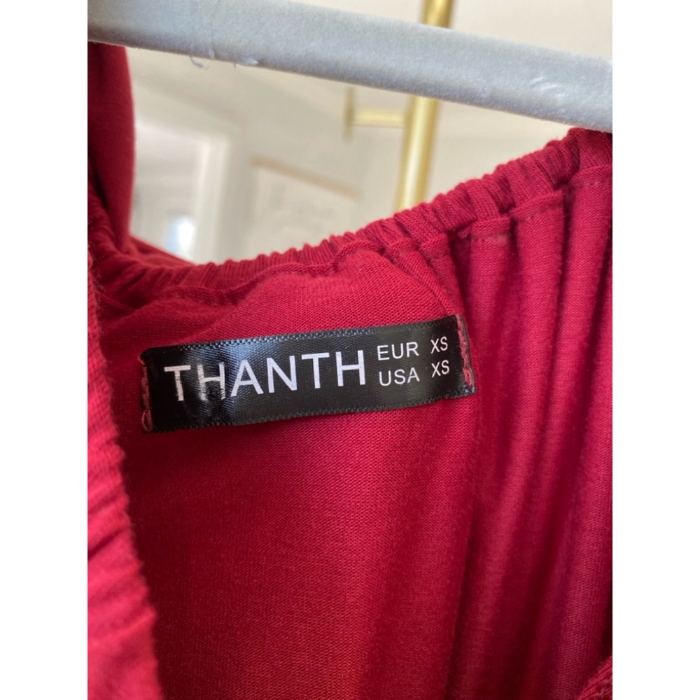 Thanth Off-Shoulder Maxi Dress Cottagecore Romantic Elegant Ruffle Soft Feminine - Picture 6 of 10